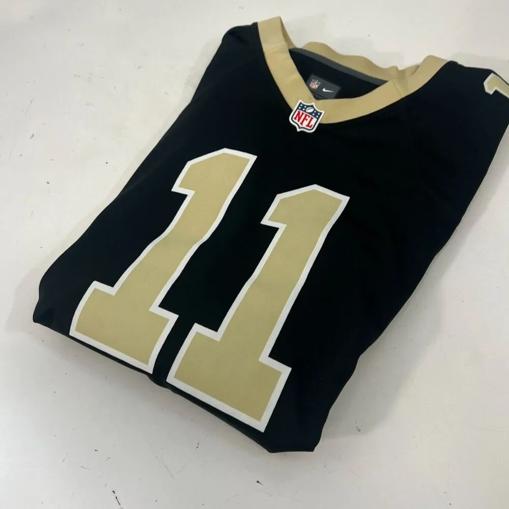 Nike New Orleans Saints Deonte Harris 11 NFL Football Jersey Black Gold XXL‎